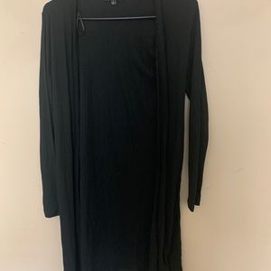 SOLD Black cardigan with two side slits